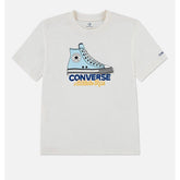Converse Boys Graphic Sneaker T-Shirt In Egret