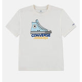 Converse Boys Graphic Sneaker T-Shirt In Egret