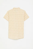 Polo Boys Jude Monogram Short Sleeve Shirt In Sand