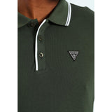 Guess Mens Tipped Core Polo Green