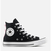 Converse Ladies Chuck Taylor Bow & Studs All Star In Black & Pink