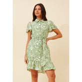 Mandi Ladies Dress In Green