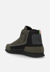 Mazerata Mens Valentino 26 Faux Nubuck Shoes Olive