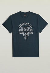G-Star Raw Mens Purveyors T-Shirts In Blue