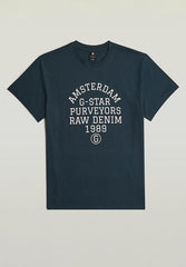 G-Star Raw Mens Purveyors T-Shirts In Blue
