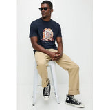 Ben Sherman Tar Guitar Mens T-Shirt In Navy