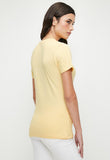Polo Womens Kelly V-Neck T-Shirt In Yellow