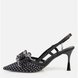Sissy boy Ladies Ivy Slingback Heels In Black