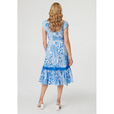 Stella Morgan Ladies Dress In Blue