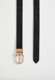 Polo Womens Gabriella Belt In Black/Tan