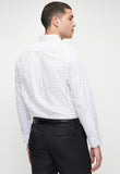 Pringle Mens Ezekiel Long Sleeve Classic Shirt In White