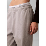 Calvin Klein Unisex Monologo French Terry Jogger In Grey