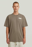G-Star Raw Mens Badge Relaxed T-Shirt In Turf