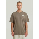 G-Star Raw Mens Badge Relaxed T-Shirt In Turf
