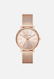 Micheal Kors Womens Pyper watch In Rose Gold