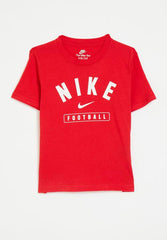 Nike Boys Football Field T-Shirts In Red