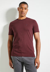 Polo Mens Essential Crew Neck T-Shirt In Burgandy