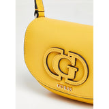 Guess Calebra Convertible Crossbody Flap Bag In Marigold