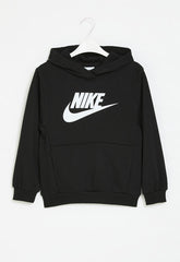 Nike Boys Nsw Club Ft Hbr Po Hoodie In Black