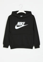 Nike Boys Nsw Club Ft Hbr Po Hoodie In Black