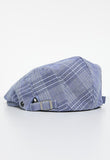 Pringle Mens Samuel Newsboy Cap In Blue