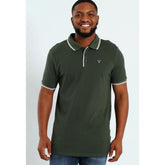 Guess Mens Tipped Core Polo Green