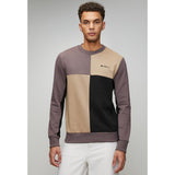 Ben Sherman Panel Crew Sweater In CornStalk