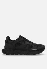 Replay Mens Dean Covert Camo Sneaker In Black
