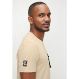 Soviet Mens Hypnotic Fashion T-Shirt In Safari