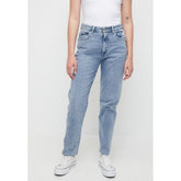 Guess High Rise Mom Light Wash