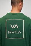 Rvca Mens All The Ways Crew Grass Green
