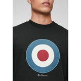 Ben Sherman Mens Target Crew Sweater In Black