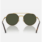 Rayban Mens Black Lens Sunglasses In Gold