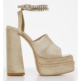 Sissy Boy Womens Platform Heel In Champagne