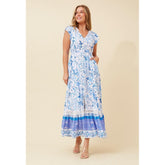 Stella Morgan Ladies Dress In Blue Multi