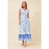 Stella Morgan Ladies Dress In Blue Multi