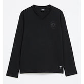 Soviet Boys Talon Long Sleeves V-Neck T-Shirt In Black