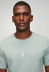 Pringle Mens Gerald Embroidery T-shirt In Sage