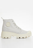 Palladium Womens Pallabase Twill Shoes In Moonstruck