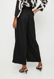 Izabel London High Waisted Wide Leg Pant In Black