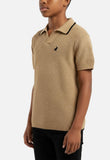 Polo Boys Sipho Knitted Short Sleeves Golfer Camel