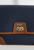 Polo womens Cabana Flapover Sling Bag In Blue