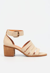 Miss Black Ladies Seranno 3 Heels In Beige