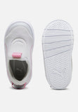 Puma Kids Courtflex V3 Slip Ons In Light Grey