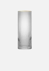 Jan-00013 Opulent Hi-Ball With Gold Rim (Set Of 4)