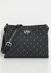 Polo Iconic Black Multi Compartment Sling