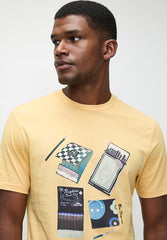 Ben Sherman Match Box Mens T-Shirt In New Wheat