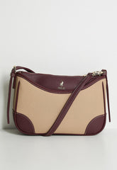Polo Womens Cabana Sling Bag With Side Pocket In Beige
