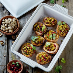 Le Creuset Stoneware Heritage Rectangular Baking Dish With Lid, 33Cm