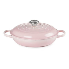 Le Creuset Shallow Casserole 30cm Shell Pink